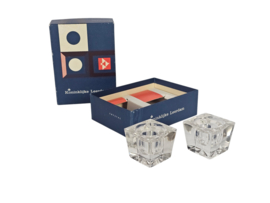 Royal Leerdam - (2) kandelaars - kristal - model 61015 - 1970
