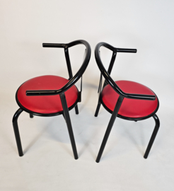 Ikea - Maxmo  - (2) Eetkamerstoelen - Post Modern - Italie - 80's