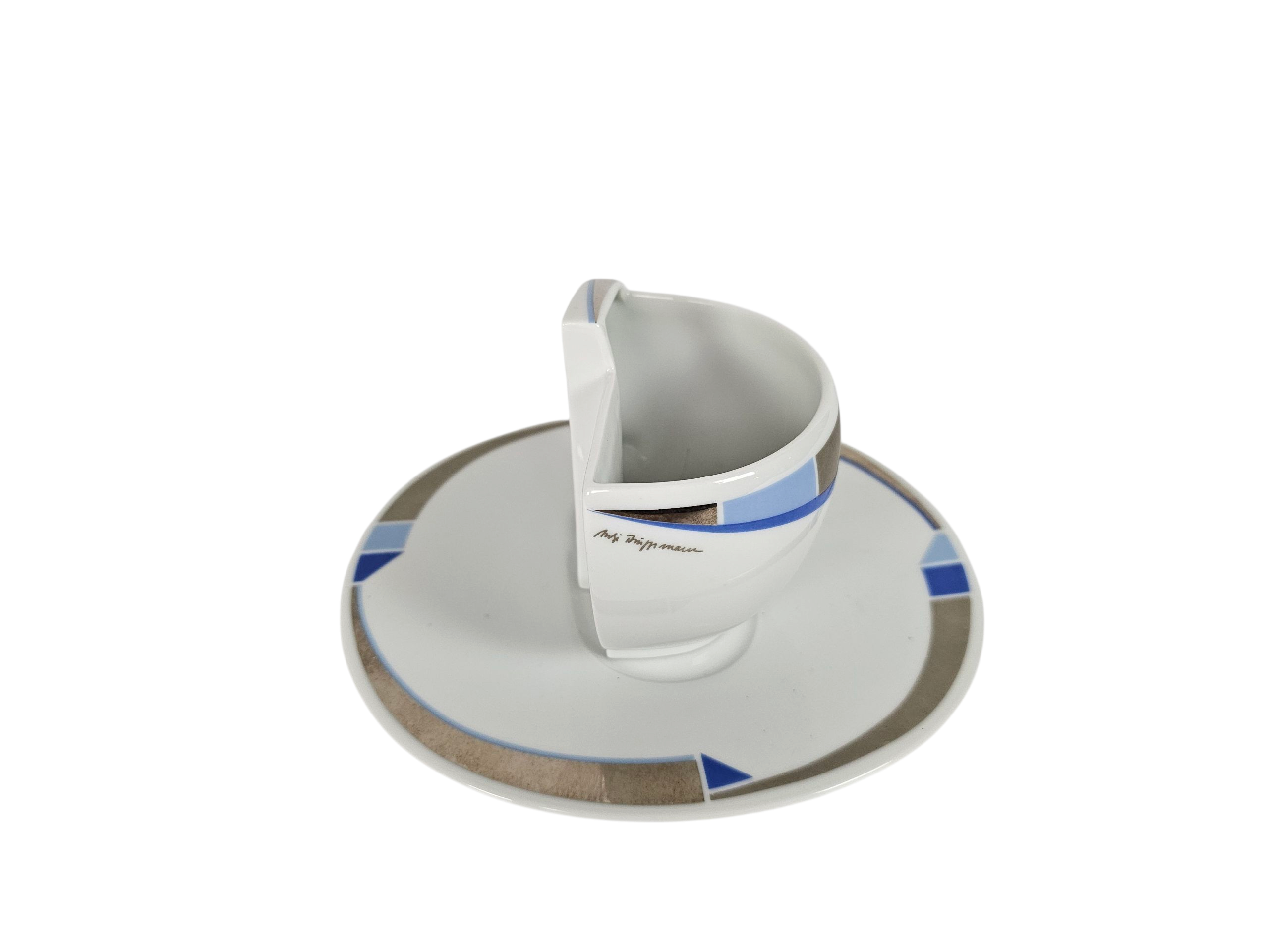 Rosenthal - Studio Line - Memphis stijl - Antje Bruggemann - Kunstlertasse Nr. 24 - Germany -