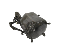 Victorian -Cartwhright & Son -  theepot - tin - gegraveerd - 19e eeuw
