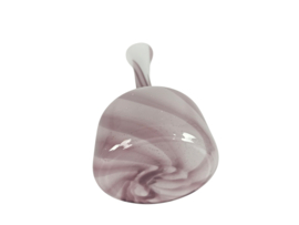 Empoli glas - AV Hand - opaline - mondgeblazen - 50's - gevlamd - swirl -