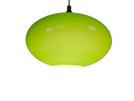 Space Age - Ufo hanglamp - opaline - Mid Century Modern