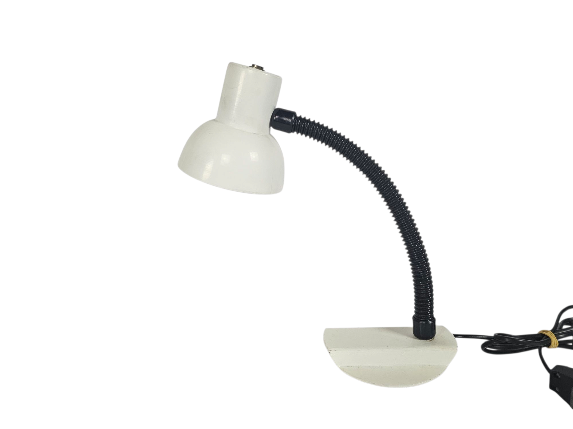 Hala Zeist - bureaulamp - model 703 - flexibele hals - wit - 70's