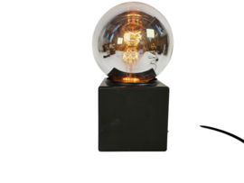 Dutch design - Space Age - Philips design spiegelbol lamp - tafel/bureaulamp - 70's