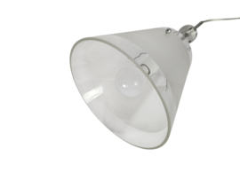 Hala Zeist - hanglamp - gesatineerd glas - gemerkt - post modern - 80's