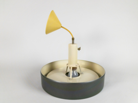 Anvia Almelo - J. Hoogervorst - "model 4017"  - Ufo hanglamp -  antraciet - Dutch design - 60's