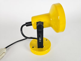 Philips - NWS 85 - wandspot - Space Age verlichting - geel - 70's