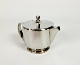 Broggi - Fratelli Broggi - Milano - Gio Ponti - Memphis - Silverplated - Theekannetje - 1920's