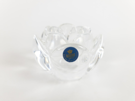 Holmegaard - designer Torben Jorgensen - model - lotus bloem - waxinelicht houder -  1990's
