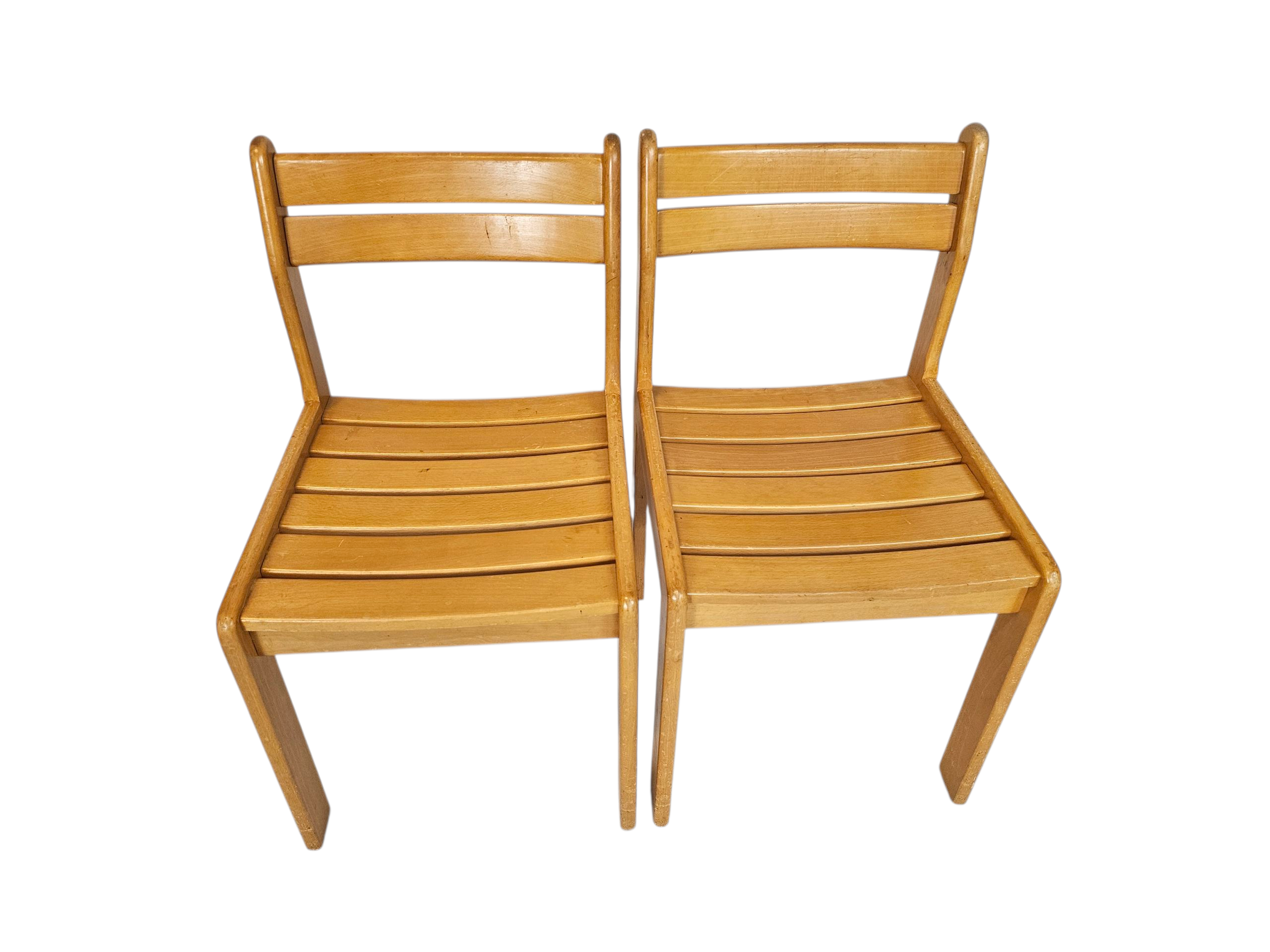 Wilkhahn chairs (2) set - beukenhout - Germany - 3e kwart 20e eeuw