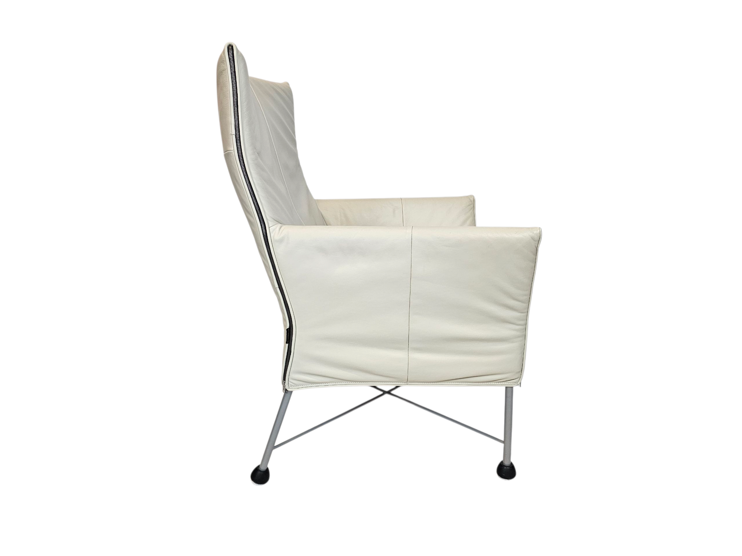 Montis - ontwerp Gerard van den Berg - model Chaplin - Leer - creme/wit -