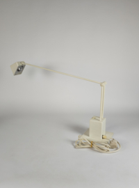 Hala Zeist - bureaulamp - telescoop lamp - wit - verstelbaar - 80's