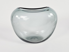 Leerdam glas - Floris Meydam - safierkleurige vaas -  1950's