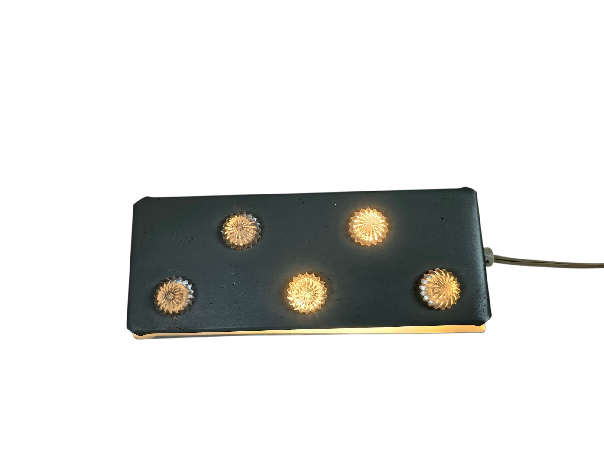 Herda Almelo - vintage bedlamp - grijs - sterren - wandverlichting - 70's - retro