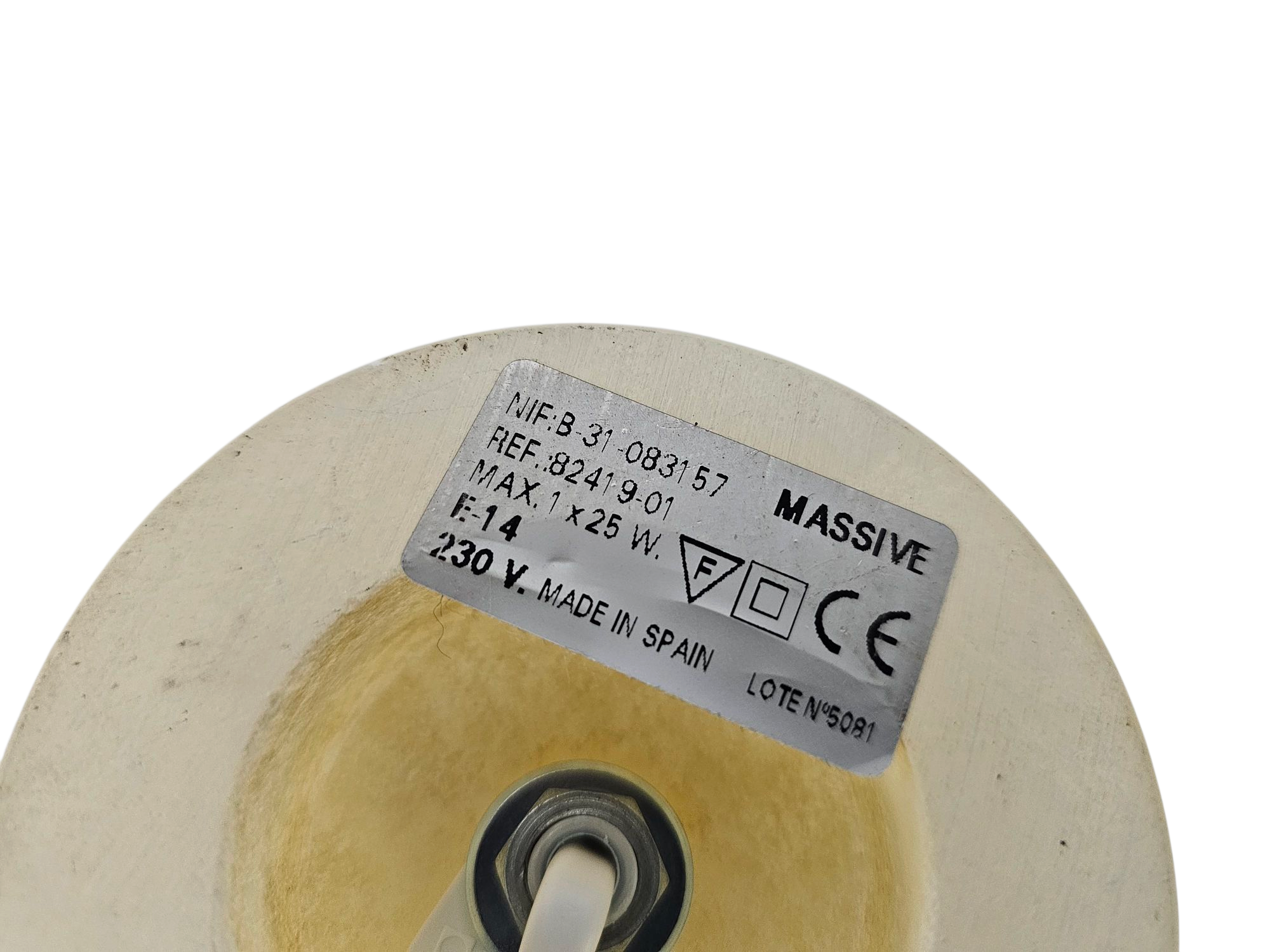 Massive - Albast - Made in Spain - tafellampen (2)  - 70's