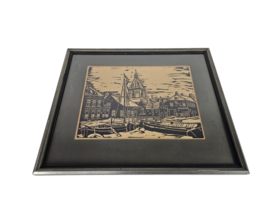 Andre van der Vossen - houtsnede - grafiek - 2e helft 20e eeuw