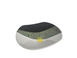 Ettore Sottsass  voor Bitossi -  Sottsass (1917-2007) - Raymor - Fat lava - schaal - 1950's