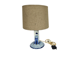 Delfts Blauw - tafellampje - keramiek - Holland - 1950's