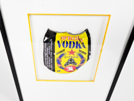 Pop Art - Street Art - Avora Vodka - blik - ingelijste frame - 90's