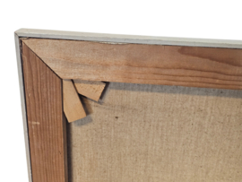 Olieverf op canvas - Steegje Franse Rivièra - Spanje - 1960's