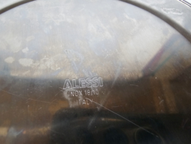 Alessi - Alfra Alessi - 18/8 - staal - chroom - draadmand -  Etorre Alessi - 70's