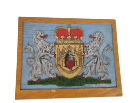 Stads & Provinciewapens - Historische Wapenschilden - hout - (8) -  2e helft 20e eeuw