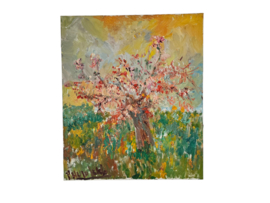 Petronella Humfeld - Stilleven - Modern-Impressionistisch - 'Voorjaar' - impasto techniek' - 1960's