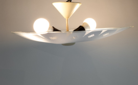 Philips - hanglamp - paraplulamp - art deco stijl - glas  - 60's