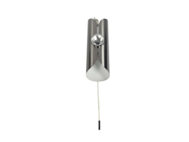 Massive - Space Age - wandlamp - geborsteld staal - 1970's
