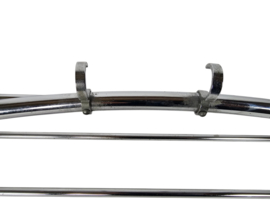 Dutch design - Art Deco - Gispen Stijl - wand kapstok - chroom - 30's