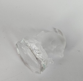 Goebel -  Goebel collection - lead crystal - gesatineerd glas - paperweight -  90's