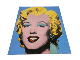 Ingelijst - Andy Warhol - 'Shot Sage Blue Marilyn' - Offset lithografische reproductie