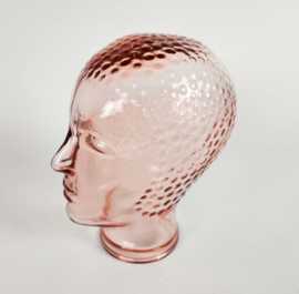 Piero Fornasetti stijl - Mannequin - glazen hoofd - geperst glas - mid century modern