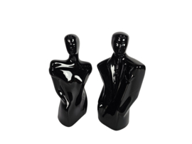 Modernistisch -  Nederlands  - Zwart -  Vrouw  - Man Beeldje - Lindsey B. stijl -  '80