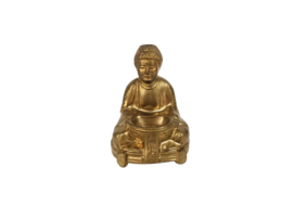 Buddha - wierrookhouder - verguld - Japan - 3e kwart 20e eeuw