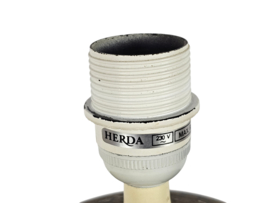 Herda Holland - tafellamp - terra cotta - aardewerk - 70s