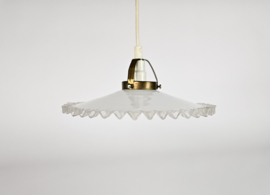 Ikea  - Ikea design - hanglamp -  opaalglas - messing - Zweden -  3e kwart 20e eeuw