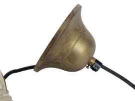 Hollywood Regency - ontwerp Rupert Nikoll - hanglamp - kristal - messing - 1950's