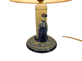 Delfts Blauw - tafellampje - keramiek - Holland - 1950's