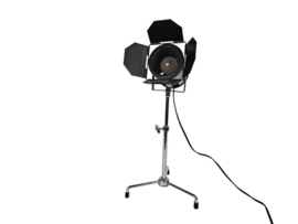 Vintage verlichting - studiolamp - statief reflectorlamp - bioscooplamp - theaterlamp - 1980's