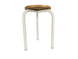 Ikea - Karin Mobring - model 'Jerry' - stool - hout - metaal - 80's