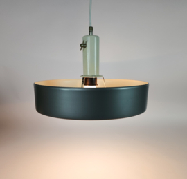 Anvia Almelo - J. Hoogervorst - "model 4017"  - Ufo hanglamp -  antraciet - Dutch design - 60's