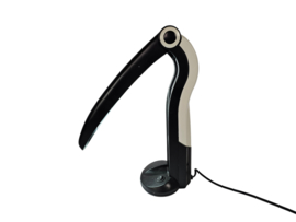 Toekan tafellamp - pop art - design H.T. Huang - zwart/wit -  80's