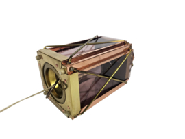 Scheepslamp - ruimlantaarn - koper - glas- messing - Holland - 3e kwart 20e eeuw