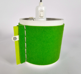 Vintage / muurlamp - magneetlamp - vilt - 3e kwart 20e eeuw