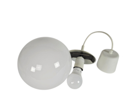 Happy Lights - Globe - Ochtendnevel - opaalglas - metaal - 70's