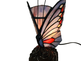 Mabrilux lighting  -  'Butterfly' - Tiffany stijl - glas en lood -  brons - 2000