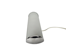 Ikea - model Jod - type V9409 - glas - metaal - chroom - Zweden - 90's