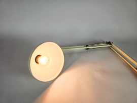 Hala Zeist - architectenlamp - wandlamp - Busquet - gebroken wit - 60's