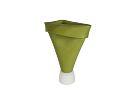 Dutch design - 'Amazing vase' - designer Johan Bakermans - rubber - oprolvaas - 90's